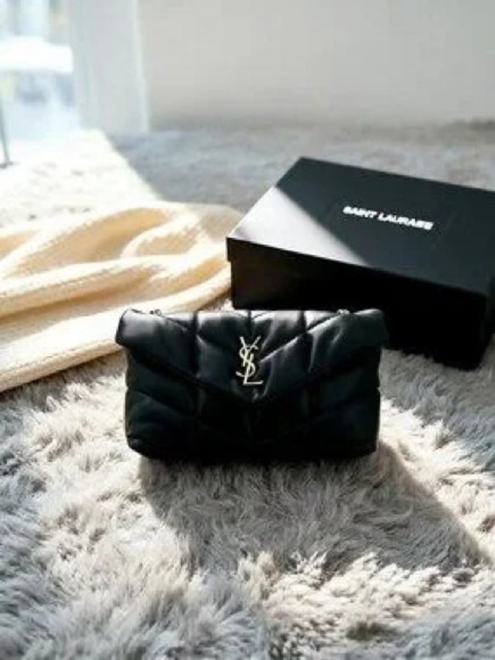 Saint Laurent YSL Puffer Small Shoulder Bag